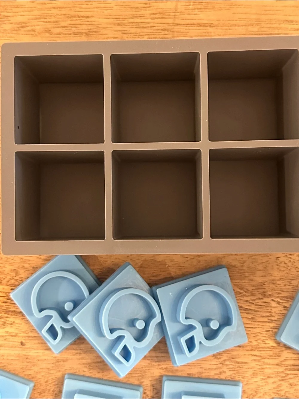 ROKS ice cube mold bundle lot tray inserts football Christmas 32 pc bar set